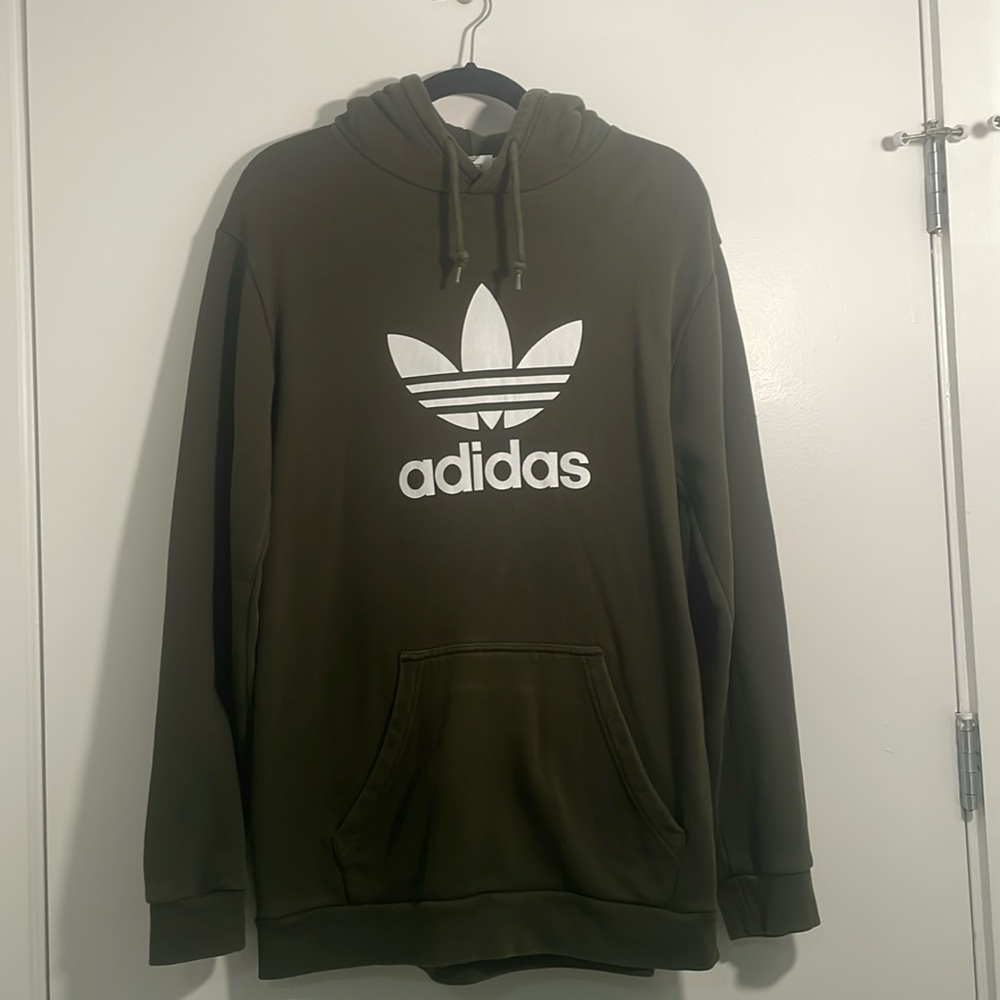 Adidas green hoodie